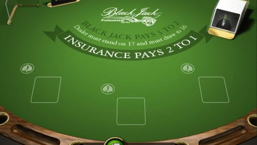 Netent Blackjack Professional Series met Sidebet
